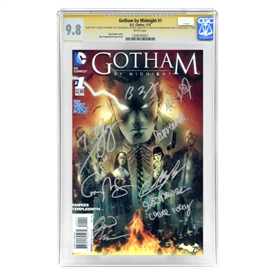 Gotham Cast Autographed Gotham By Midnight #1 CGC SS 9.8 Comic