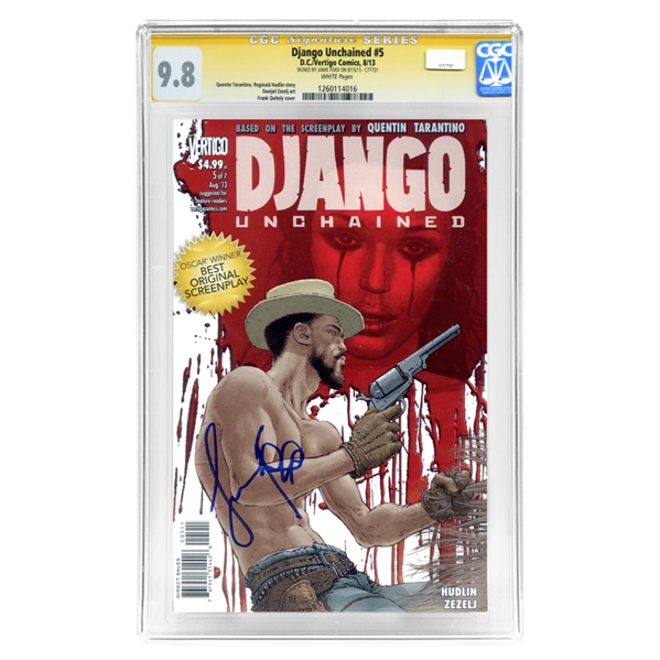 Jamie Foxx Autographed Django Unchained #5 CGC SS 9.8 Comic