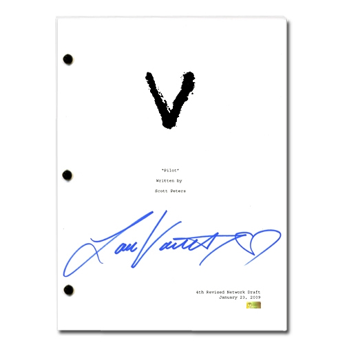 Laura Vandervoort Autographed V Pilot Script