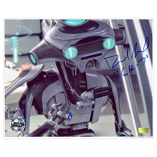 David Acord Autographed 8×10 Star Wars GH-7 Close Up