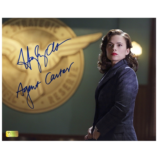 Hayley Atwell Autographed Agent Carter 8×10 Scene Photo