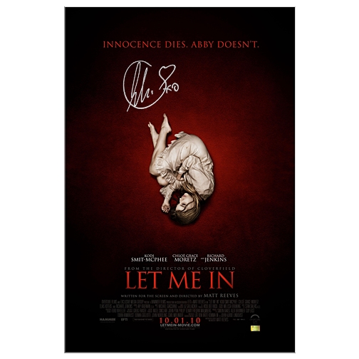 Chloë Grace Moretz Autographed 16×24 Let Me In Poster