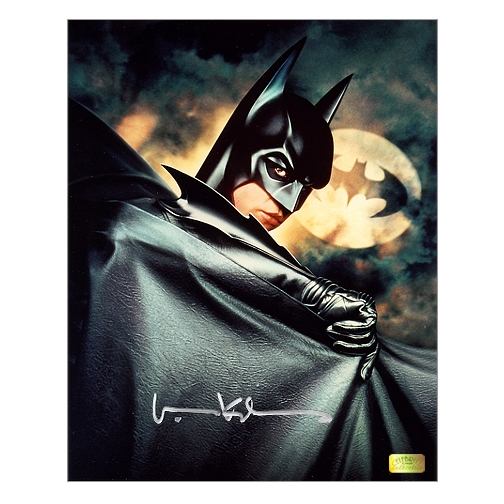 Val Kilmer Autographed 8×10 Batman Forever Poster Art
