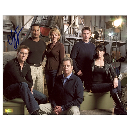 Christopher Judge Autographed 8×10 Stargate SG-1 Cast Photo