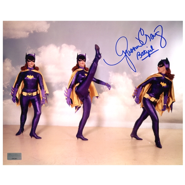 Yvonne Craig Autographed 8×10 Batgirl Trio Photo