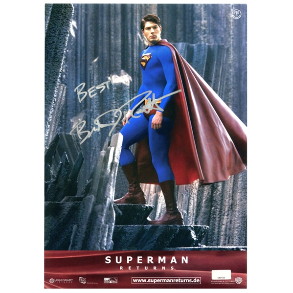Brandon Routh Autographed 8.5x11.5 Superman Returns Lobby Card
