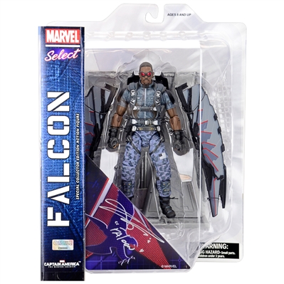 Anthony Mackie Autographed Falcon Action Figure