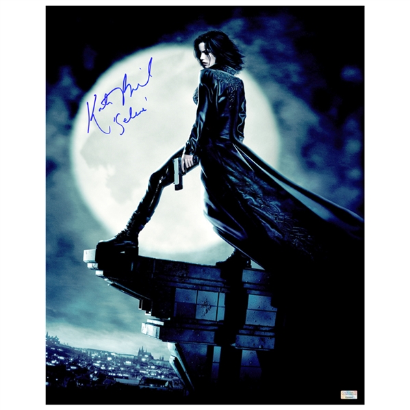 Kate Beckinsale Autographed Underworld 16x20 Death Dealer Photo