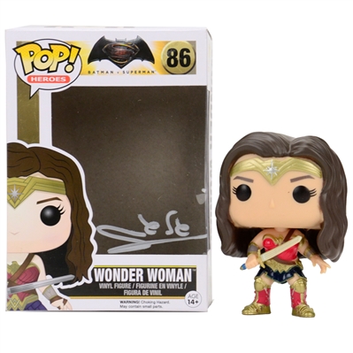 Gal Gadot Autographed Batman v Superman Wonder Woman POP Vinyl Figure