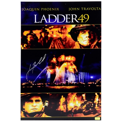 John Travolta Autographed 16x24 Ladder 49 Poster