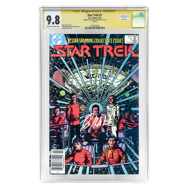 William Shatner Autographed Star Trek #1 CGC SS 9.8 Comic