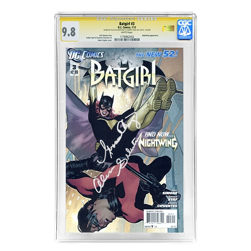 Yvonne Craig and Alicia Silverstone Autographed CGC SS Signature Series 9.8 Batgirl #3