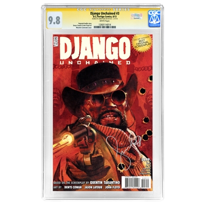 Jamie Foxx Autographed Django Unchained #3 CGC SS 9.8 Comic