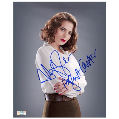 Hayley Atwell Autographed Agent Carter 8×10 Peggy Portrait Photo