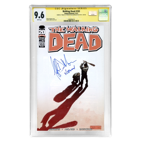 Jeffrey Dean Morgan Autographed The Walking Dead #103 CGC SS 9.6