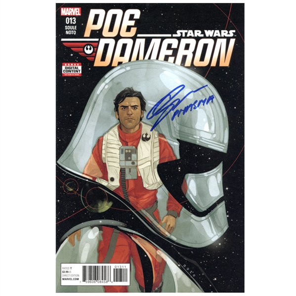 Gwendoline Christie Autographed Star Wars Poe Dameron #13 Comic