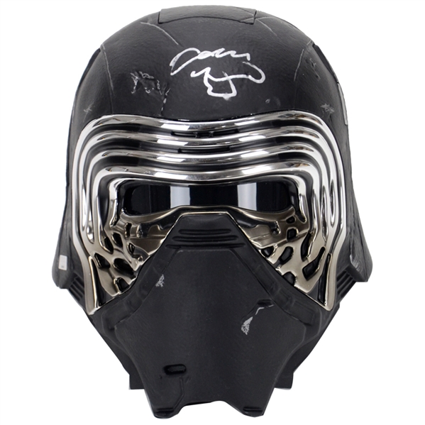 Adam Driver Autographed Star Wars: The Force Awakens Kylo Ren Black Series Helmet