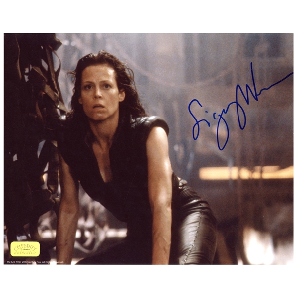 Sigourney Weaver Autographed 8×10 Alien Resurrection Photo