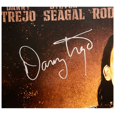 Danny Trejo and Michelle Rodriguez Autographed 27x39 Machete Poster