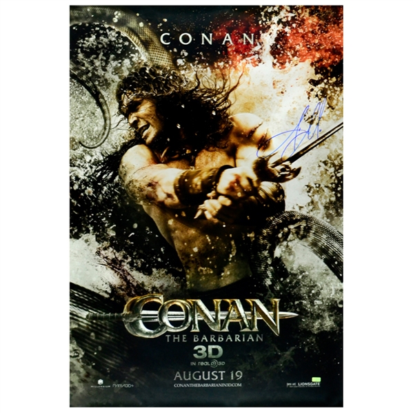 Jason Momoa Autographed Conan the Barbarian 27x40 Poster