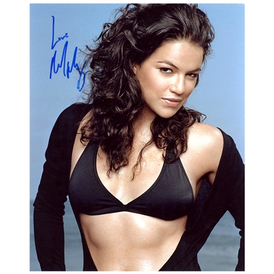Michelle Rodriguez Autographed 8x10 Beach Portrait Photo
