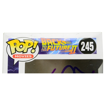 Michael J. Fox Autographed Back to the Future II Marty McFly on Hoverboard POP Vinyl Figure