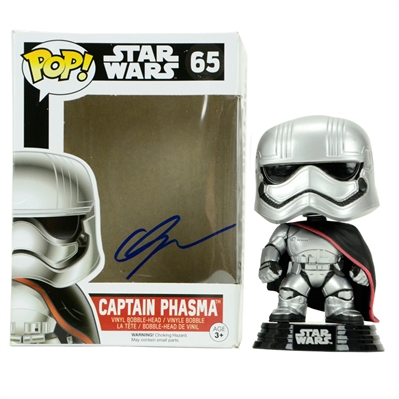Gwendoline Christie Autographed Star Wars: The Force Awakens Captain Phasma POP Vinyl Bobble-Head Figure