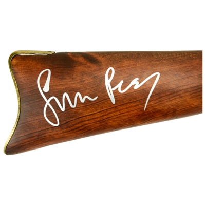 Simon Pegg Autographed Shaun of the Dead Golden Boy 1886 Winchester Rifle