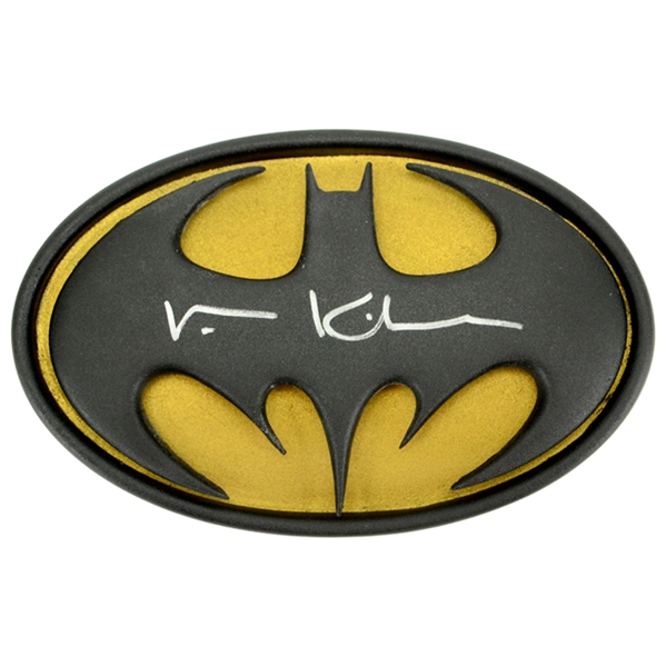 Val Kilmer Autographed Batman Forever Emblem