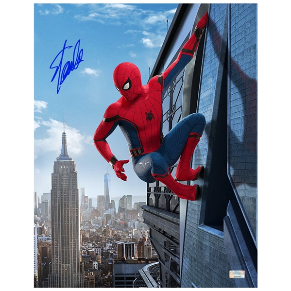 Stan Lee Autographed Spider-Man Homecoming 11x14 Photo