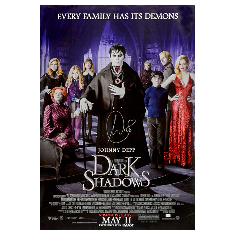 Lot Detail - Chloë Grace Moretz Autographed 2012 Dark Shadows 27x40 ...