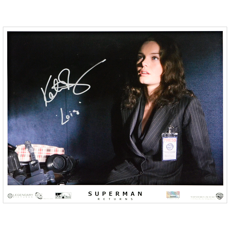 Lot Detail - Kate Bosworth Autographed Superman Returns Lobby Card