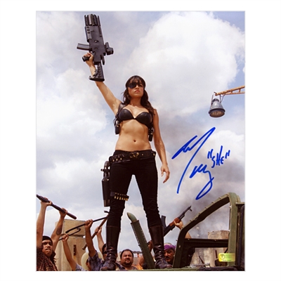 Michelle Rodriguez Autographed 8×10 Machete Revolution Photo