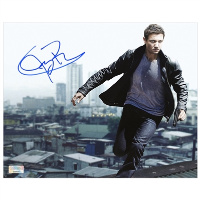 Jeremy Renner Autographed Bourne Legacy 8×10 Aaron Cross Photo
