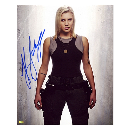 Katee Sackhoff Autographed 16x20 Battlestar Galactica Stance Photo