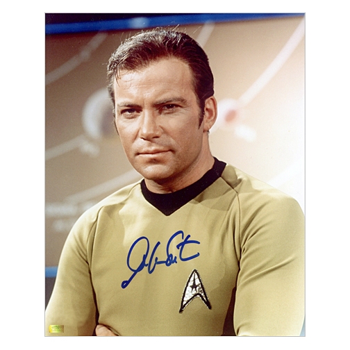 William Shatner Autographed 16x20 Classic Star Trek Photo