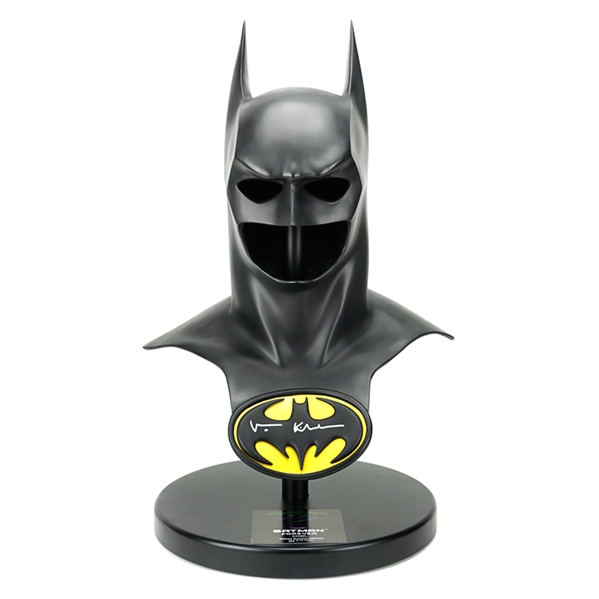 Val Kilmer Autographed Batman Forever 1:1 Scale Cowl