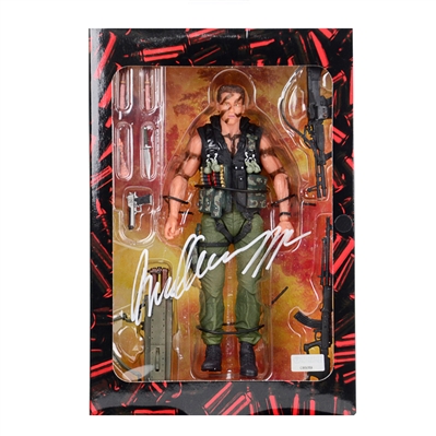 Arnold Schwarzenegger Autographed Commando Action Figure