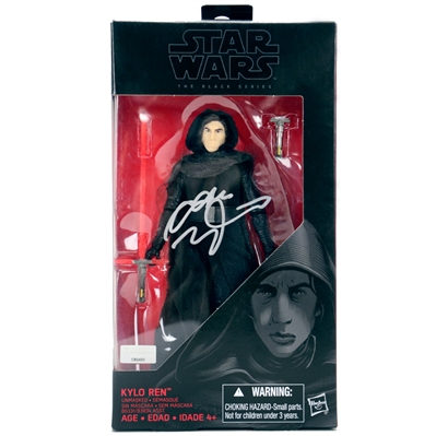 Adam Driver Autographed Star Wars: The Force Awakens Kylo Ren Action Figure Unmasked