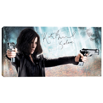 Kate Beckinsale Autographed Underworld 20×40 Selene Canvas