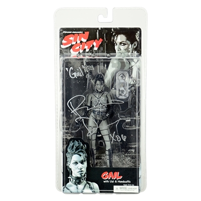 Rosario Dawson Autographed Sin City Gail Black and White Action Figure