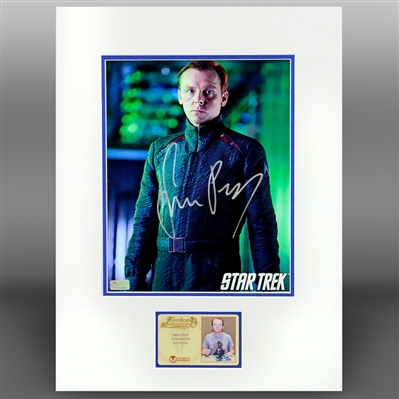 Simon Pegg Autographed 8x10 Star Trek: Into Darkness Flight Suit Photo Scotty