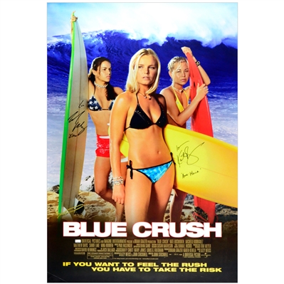 Kate Bosworth and Michelle Rodriguez Autographed Blue Crush 27x40 Poster