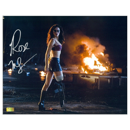 Rose McGowan Autographed 8x10 Explosive Grindhouse Photo