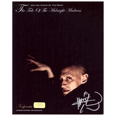 Christopher Heyerdahl Autographed 8x10 Nosferatu Photo