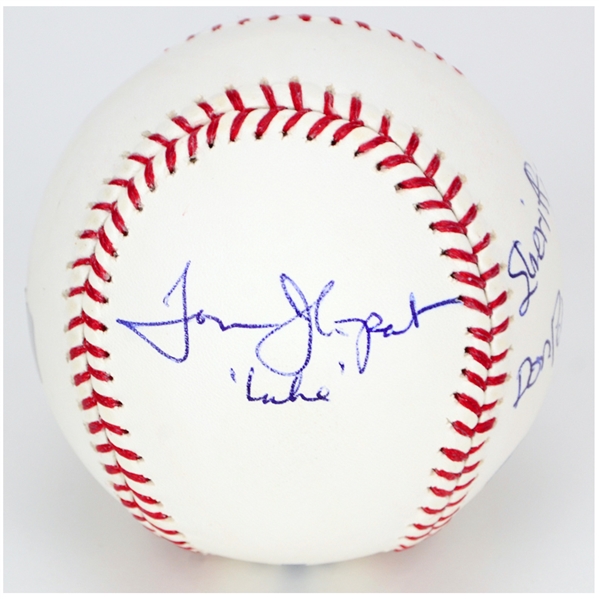 Tom Wopat and Don Pedro Colley Autographed MLB Baseball