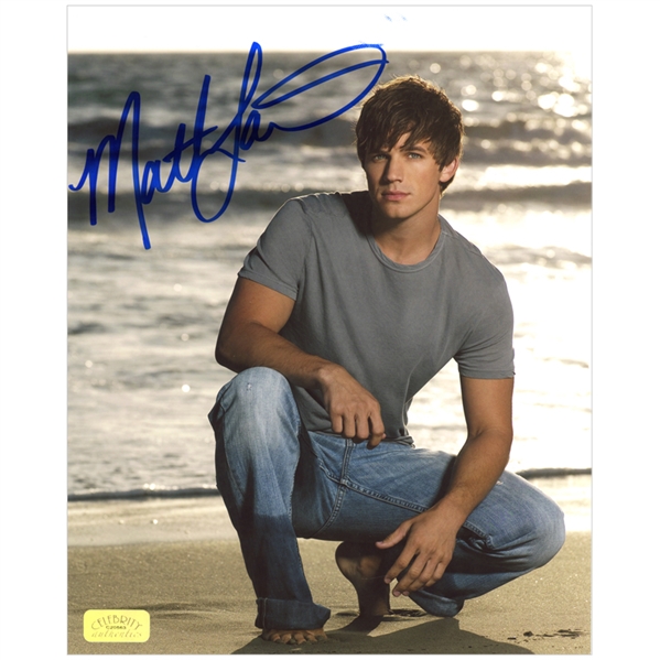 Matt Lanter Autographed 8×10 90210 Beach Photo