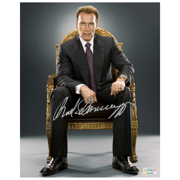 Arnold Schwarzenegger Autographed 8x10 Studio Photo