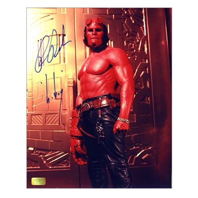 Ron Perlman Autographed 8x10 Classic Hellboy Photo