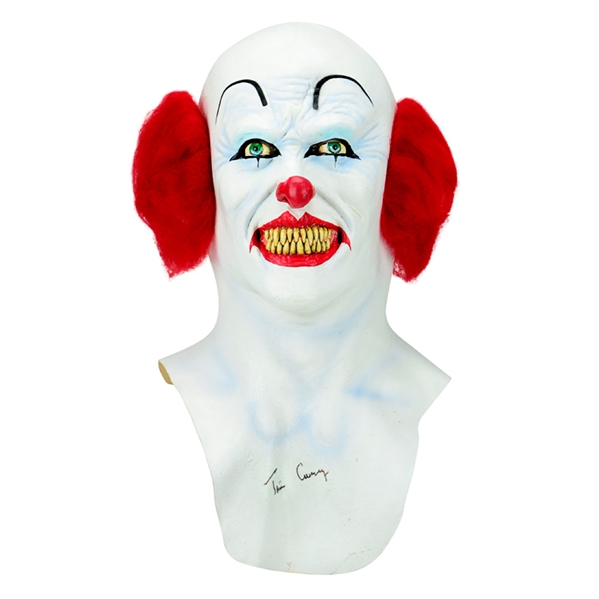 Tim Curry Autographed It Pennywise Mask
